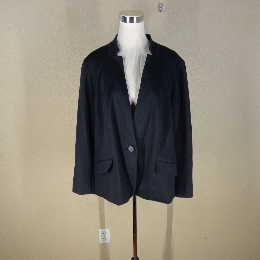 Talbots Black Aberdeen blazer sz 22WP